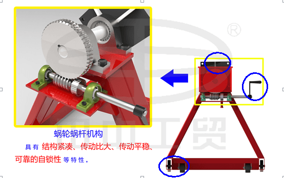 發(fā)動(dòng)機(jī)拆裝翻轉(zhuǎn)架構(gòu)造