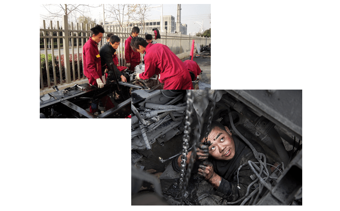 田中工貿(mào) 向貨車修理工致敬
