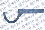 TZ402308中橋主減殼蓋調(diào)整螺母勾頭扳手